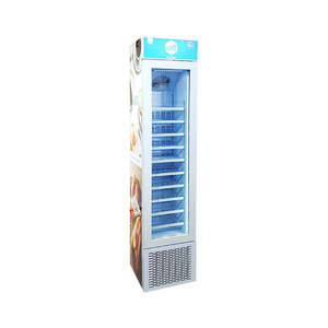 Meisda SD105B 105L Upright <strong>Slim</strong> Display Ice Cream Commercial <strong>Slim</strong> Single Door <strong>Freezer</strong> for Supermarket - Product Image 1