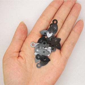 Photo <b>Frame</b> Back Panel Buckle 21mm <b>Black</b> Sunflower Seed Shape Iron Durable Hardware Accessory - Product Image 4
