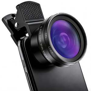 Objectif d'appareil photo pour téléphone portable flexible multi-couches macro et grand angle 2-en-1 avec zoom 2X - Product Image 1