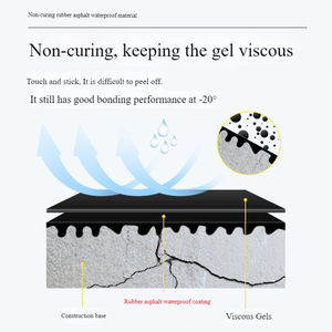 Vernice Asfaltica in Gomma JingShi Non Indurente Nera Impermeabilizzante per Piastrelle e Pavimenti Esterni & Lavori su Tetti con Garanzia di 5 Anni - Product Image 4