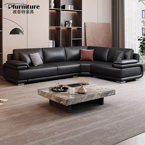 Sofá de Lujo para Sala de Estar, Muebles Curvos para el Hogar, Conjuntos de Sofás Modernos de Tela de Terciopelo - Product Image 3