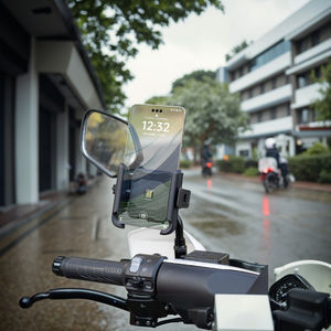 Support de téléphone portable pour moto SMNU, en alliage d'aluminium, rotation à 360 degrés, flexible, étanche, support de guidon de vélo, <span class=keywords><strong>clip</strong></span> - Product Image 1