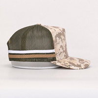 Topi Trucker 5 Panel Berjaring dengan Logo Kustom untuk Aktivitas Luar Ruangan, Pantai, dan Memancing di Australia