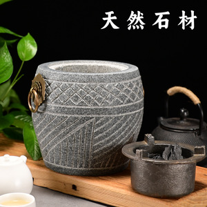 Stone Tea <b>Stove</b> Cast Iron Freestanding Outdoor Firewood Heating Asian Design Durable Tea Pot Warmer - Product Image 5