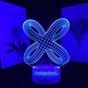 3D LED <strong>Nightlight</strong> Square Paper Cut Shadow Box Kids Room Decor Manga Lightbox for Bedroom Factory Offer Dropship - Product Image 5