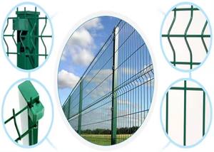 Paneles Curvos de Malla de Alambre Soldada con Recubrimiento en Polvo 50X200, Valla 3D para Exteriores de Chapa Metálica - Product Image 4