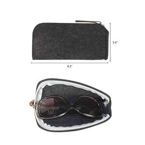 מפואר צבעים הרגיש להחליק ב משקפיים מקרי משקפי שמש & קריאת משקפיים רך הרגיש פאוץ - Product Image 3