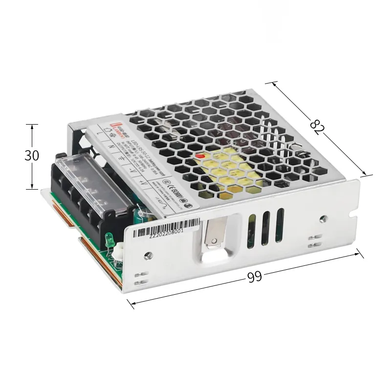 Trasformatore LANBOO LBD-LRS 220V per striscia LED e monitoraggio alimentazione-alimentazione Switching 50W/75W/100W/150W/200W/350W