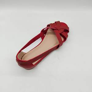 Chaussures de sport pour femmes, 2022 En cuir PU. Plat <span class=keywords><strong>sandale</strong></span> personnalisé - Product Image 4