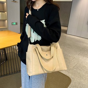 Công Suất Lớn <span class=keywords><strong>Tote</strong></span> Polyester Túi Nghệ Thuật Sinh Viên Vải Đóng Gói Cuốn Sách Một Vai Túi Vải - Product Image 4