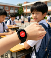 Pulsera BLE al por Mayor, NRF54L15 BLE6.0, Rastreador IOT, Botón de Emergencia SOS