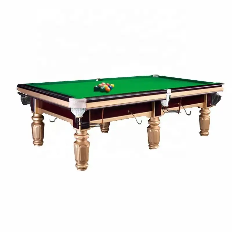 Aangepaste Moderne Slate Zwart 9ft Tennis Snooker Biljart Pooltafel