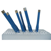 Segment soudé à haute fréquence 1/''-7 UNC forets à noyau de diamant scie cloche coupe-trou pour mur de maçonnerie en brique en béton armé