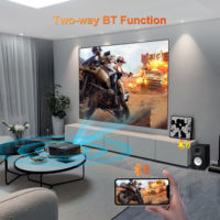 Nouveau projecteur mini portable X6 Android 13.0 avec double Wi-Fi, mise au point automatique, LED 4K, 400 lumens, projection de 40 à 200 pouces pour les entreprises