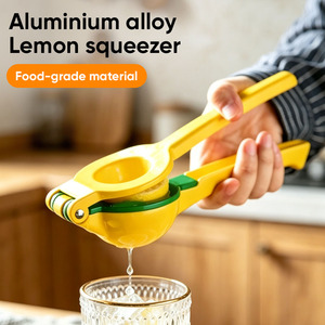 Dual-Layer Aluminum Alloy Lemon Juicer Clip 2-in-1 Manual Citrus <b>Squeezer</b> Kitchen Tool for Lemon Orange Lime - Product Image 1