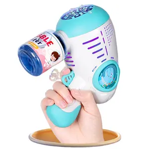 MIni pistolet à bulles automatique d'été, jouets pour enfants, jouets d'intérieur et d'extérieur, pistolet à bulles rose pour mariage