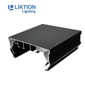 Tessuto russo ucraino tensione del soffitto teso profilo in alluminio soffitto teso montato a doppio binario tenda a LED profilo - Product Image 3