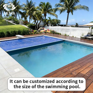 Cubierta de PVC para Piscina Water Crown, para <span class=keywords><strong>Piscinas</strong></span> Enterradas y Elevadas, Cubierta de Burbujas para Retención de Calor - Product Image 2