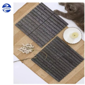 Nouveau design chine usine 3d courbe cannelée bande gris jet d'eau marbre mosaïque carrelage pour cuisine salle de bain mur dosseret <span class=keywords><strong>douche</strong></span> - Product Image 2