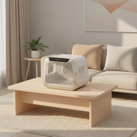 Boîte de séchage de luxe en plastique pour animaux de compagnie (chiens et chats) avec contrôle intelligent de la température et déshumidification, 70L, cabine de séchage pour animaux de compagnie pour salle de bain