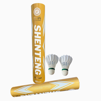 Balles de compétition de badminton haut de gamme NO 1 – Qualité supérieure, durables, sans peluches, trajectoire de vol stable, excellente sensation au toucher