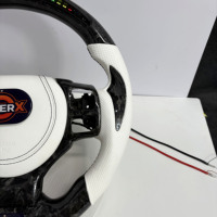 Volant en carbone forgé pour Lexus IS250 IS300 IS350 ES200 ES300 ES350 GS300 GS350 RC350 RCF Gcf NX, accessoires de voiture