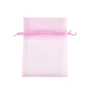 Fábrica Atacado Personalizado Logotipo Transparente Maquiagem Pequeno Drawstring Bag Impresso Drawstring Bag