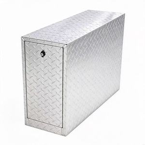 Boîte à outils en aluminium OEM, armoire de rangement verrouillable pour camion, utilisation extérieure, surface en tôle diamantée polie - Product Image 5