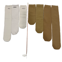 Chaussettes d'orthèses en coton de haute qualité pour jambe amputée chaussettes de jambe artificielles prothétiques chaussette de prothèse confortable