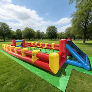 Table de baby-foot géante gonflable pour l'extérieur, <span class=keywords><strong>jeu</strong></span> sportif commercial en PVC, baby-foot gonflable à vendre - Product Image 1