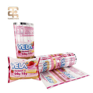 ฟิล์มม้วนบรรจุภัณฑ์แบบอ่อน PET+PE สำหรับขนมปัง นม เยลลี่ อาหารสัตว์เลี้ยง อาหารรีไซเคิล พร้อมบริการพิมพ์ลายตามสั่งและบรรจุภัณฑ์อัตโนมัติ - Product Image 5