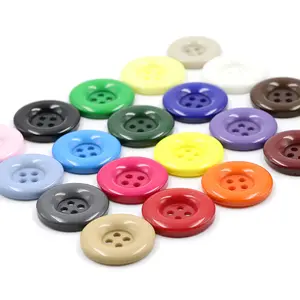 SAS all'ingrosso multicolore rotondo 24L 28L colore personalizzato taglia 4 fori bottone in resina plastica per cappotti camicie