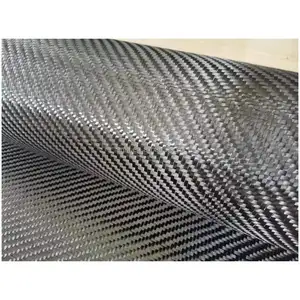 12K400G T300 tela de fibra de carbono de sarga resistente