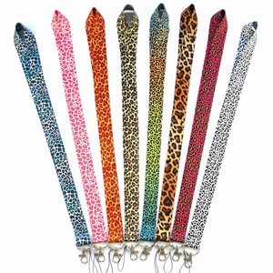 Da báo in dây móc khóa ID thẻ vượt qua phòng tập thể dục điện thoại di động USB huy hiệu chủ cổ dây đeo điện thoại Phụ kiện - Product Image 2