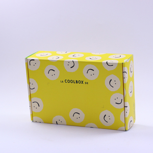 Boîte d'expédition en carton ondulé personnalisée EM, écologique, imprimée en couleur - Product Image 3