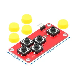 ADキーボードシミュレーション5つのキーモジュールボタン<span class=keywords><strong>Arduino</strong></span>センサー拡張ボードカスタマイズ中国メーカー - Product Image 5