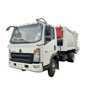 Camion compacteur de déchets hydraulique mobile Sinotruk HOWO 4x2 7m3 8m3 - Product Image 1