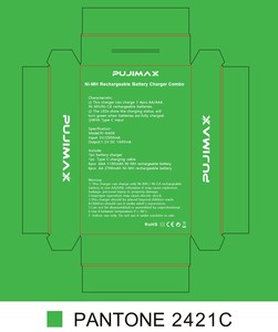 PUJIMAX LED Displays 4 Slots AAA AA <strong>Battery</strong> Charger <strong>1</strong>.2V <strong>Rechargeable</strong> <strong>Battery</strong> Charger Combo AAA AA NIMH <strong>Batteries</strong> With Charger - Product Image 6