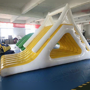 Château gonflable <span class=keywords><strong>aquatique</strong></span> avec trampoline, cheval à bascule <span class=keywords><strong>et</strong></span> toboggan |   Matériau PVC, logo personnalisé disponible - Product Image 3