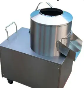 2022 Electric 300kg Potato Peeler Washing Machine Cassava Peeling French Fries Equipment for Fruit and Vegetable Process Industry