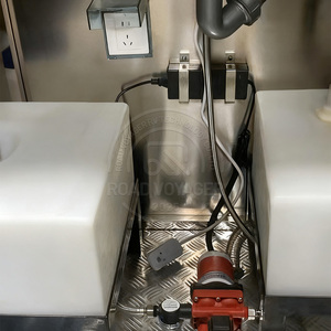 हल्के स्टील पेंट फिनिश मोबाइल फूड ट्रक 2-व्हील/4-व्हील वैकल्पिक - Product Image 6