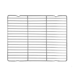 Food Grade Rechthoek Rvs 304 316 L Draad Mesh Rack Met Benen Voeten Voor Oven Grill Bakken Barbecue Vlees brood Thuisgebruik