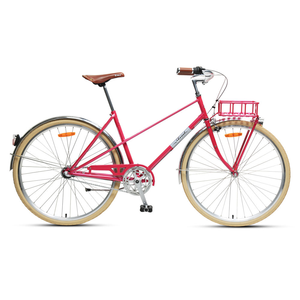 TXED Vélo de ville à cadre en acier rétro tendance de 28 pouces avec engrenages Nexus à 3 vitesses - Product Image 3