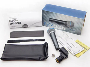 Microphone dynamique portable EIF <span class=keywords><strong>SM</strong></span> <span class=keywords><strong>58</strong></span> 57 Beta58a Beta58 pour karaoké, église, enseignement, conférences, microphone filaire pour le chant - Product Image 6