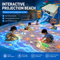 InteraGame Custom AR Virtual Sand Beach Interactive Projection Game Multi-theme Sandbox Game Equipment for Shopping Mall