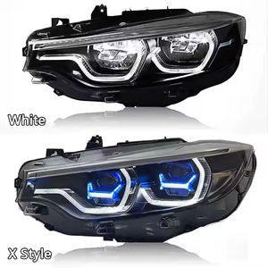 Ikon Style 2013-19 para <span class=keywords><strong>BMW</strong></span> 4 Series F32 <span class=keywords><strong>440i</strong></span> F33 F36 M3 F80 M4 F82 Faros delanteros LED mejorados Unidad de mano izquierda Plug and Play - Product Image 4