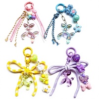 Nouveauté estivale transfrontalière : Boutons de manchette sportifs en résine, pendentif fleur perlé coloré, breloque de sac inspirée de la dopamine