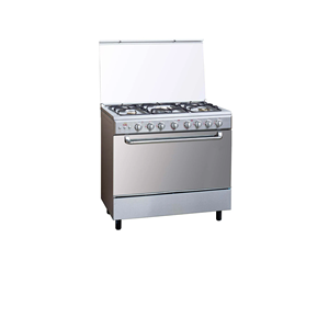 90cm <span class=keywords><strong>gas</strong></span> Bếp Nấu Ăn phạm vi <span class=keywords><strong>5</strong></span> đầu đốt cơ thể thép không gỉ freestanding duy nhất đối lưu hộ gia đình sử dụng cơ khí hẹn giờ - Product Image 2