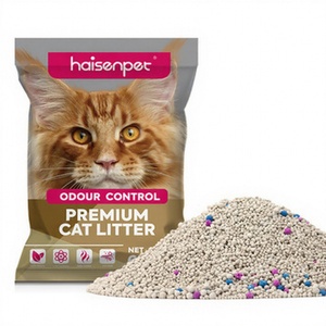 Arena para Gatos de Bentonita de Sodio Aglomerante Fuerte en Forma de Bola, de Bajo Contenido de Polvo y Control de Olores, 5kg, Venta al por Mayor para Fábricas - Product Image 1