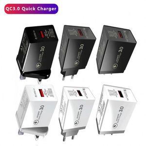 Single Port 3A QC3.0 USB Wall Charging Android Mobile Travel <b>Adapter</b> for Smartphone Fast Charging Head - Product Image 1